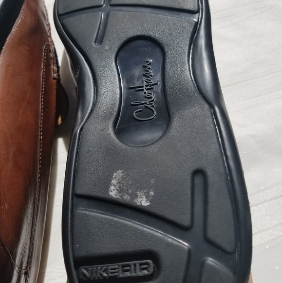 *PRE LOVED* Cole Haan Cognac Brown Penny Loafers - Picture 4 of 6